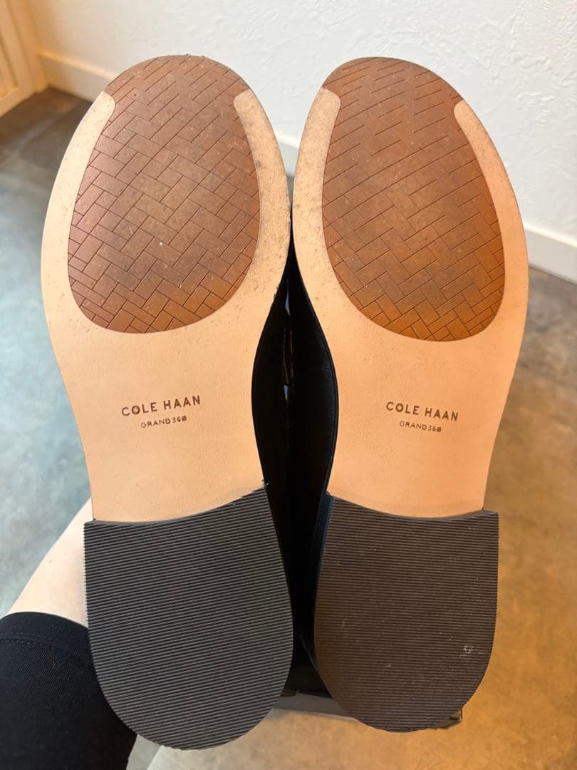 【COLE HAAN】ラックス ピンチ ペニー ローファー ブラック 24センチ