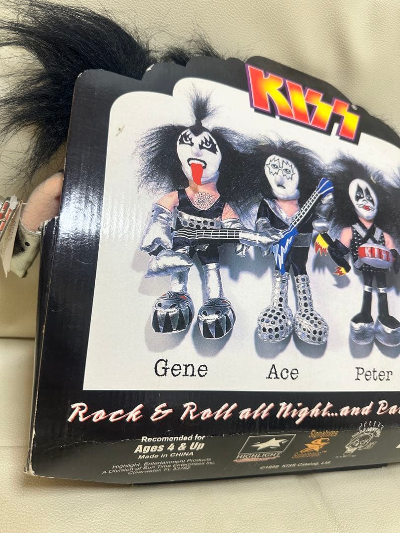 KISSレア希少1999年製 バンドメンバー ぬいぐるみ4体セット