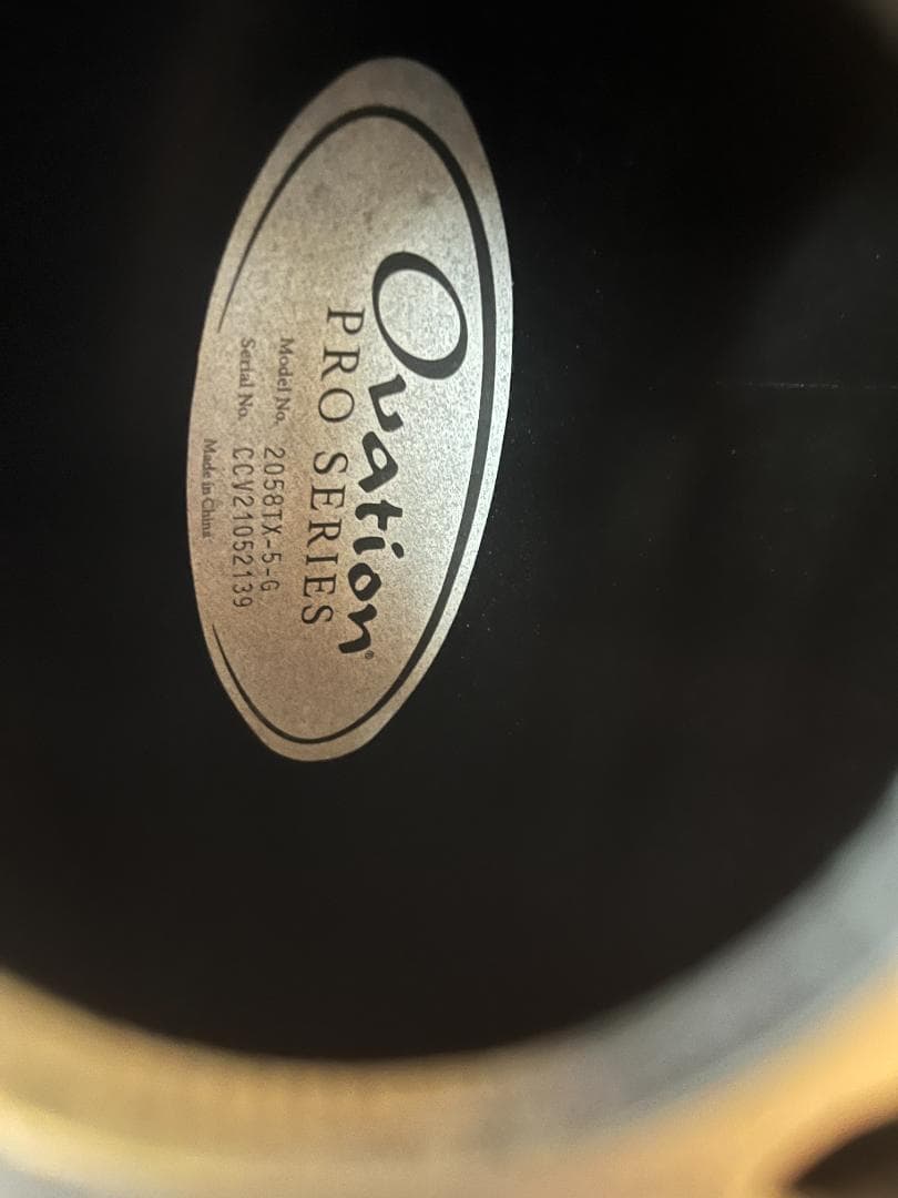 オベーション　エレアコ　１２弦 OVATION 2058TX-5 ハードケース付