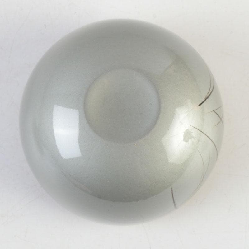 茶道具　越前蒔絵師　宮田宗景作　月見兎蒔絵　丸棗　共箱　V　9905