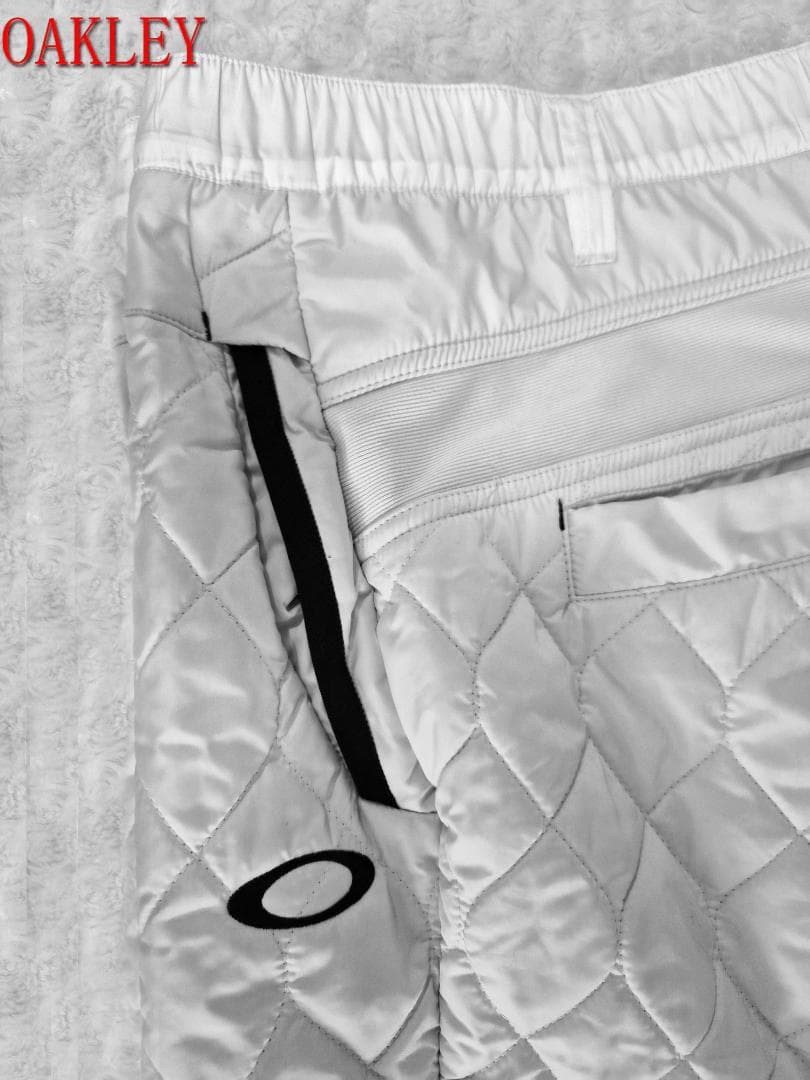 OAKLEY キルティングパンツ L ホワイト