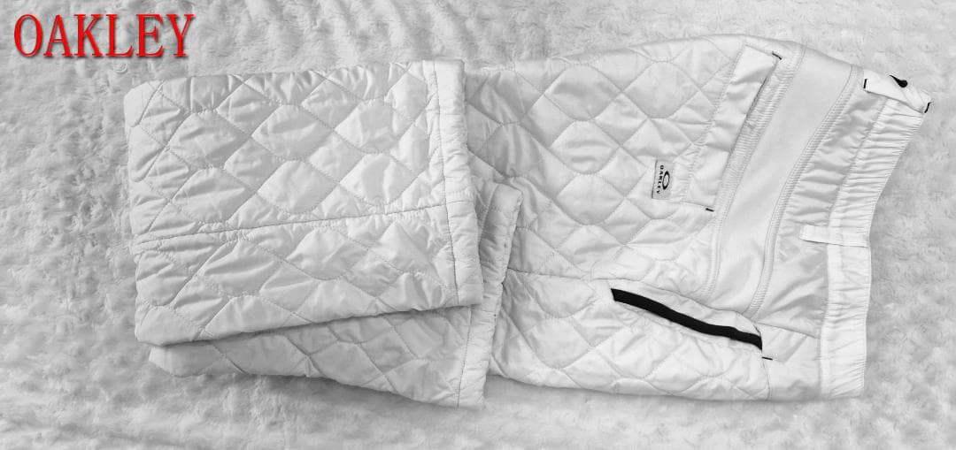 OAKLEY キルティングパンツ L ホワイト