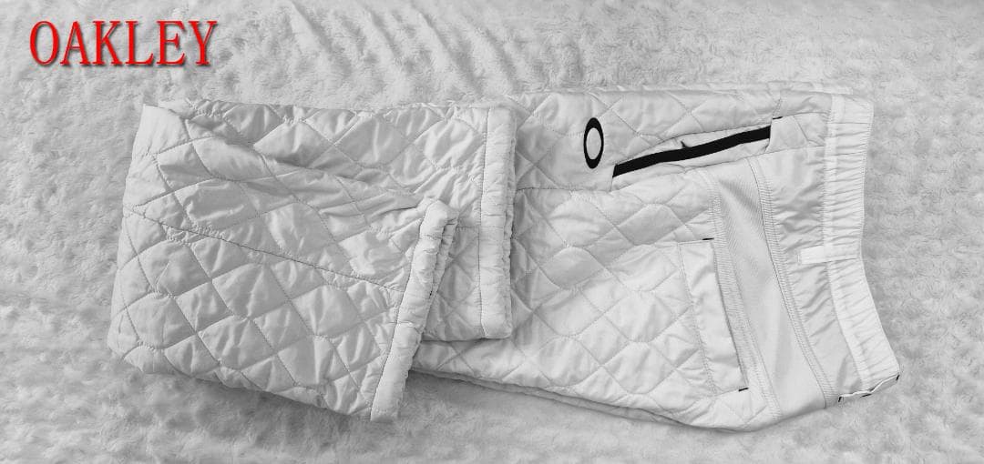 OAKLEY キルティングパンツ L ホワイト