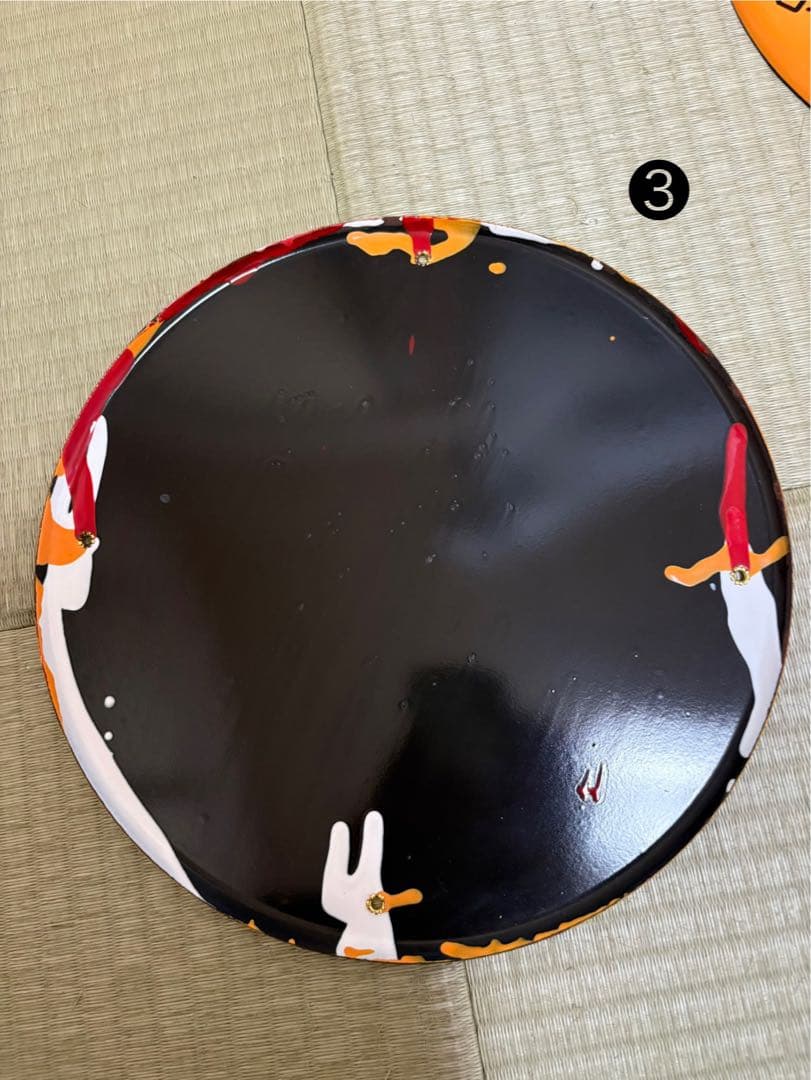 希少　ホーロー看板　3枚　火気に注意 昭和レトロ リス　バラ売り可