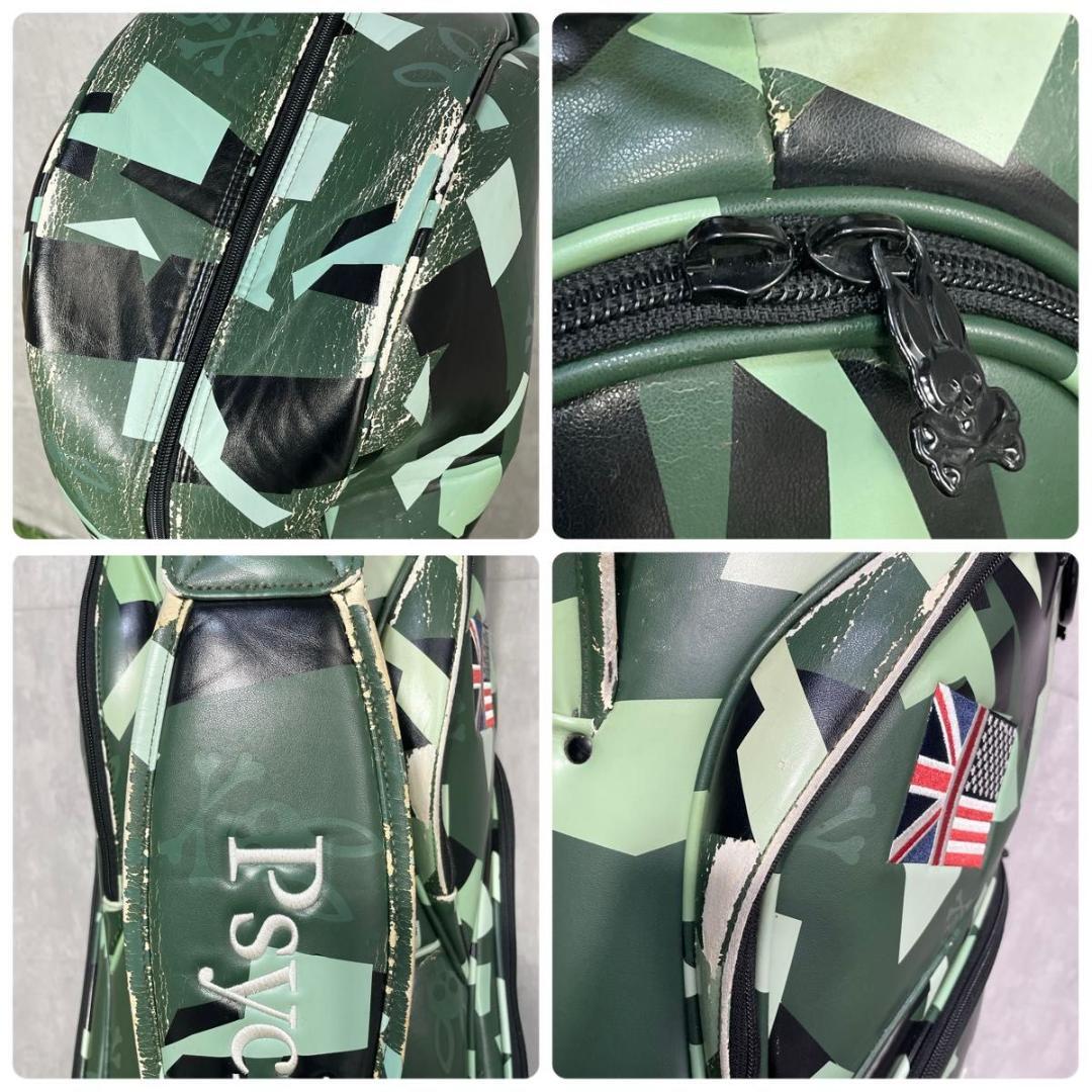 Psycho Bunny サイコバニー キャディバッグ ゴルフバッグ カモフラ柄