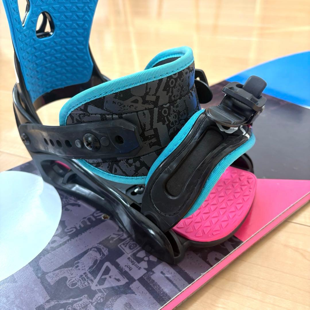 【116㎝】SIMS シムス スノーボード、ビンディングのセット