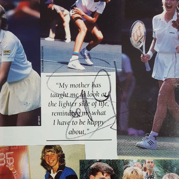 シュテフィ・グラフ　直筆サイン