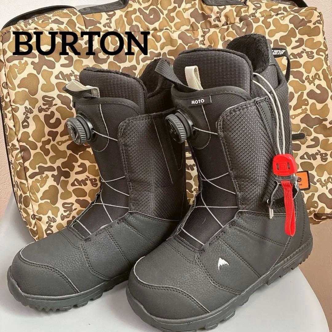 美品 BURTON MOTO BOA 26cm 黒 スノーボードブーツ