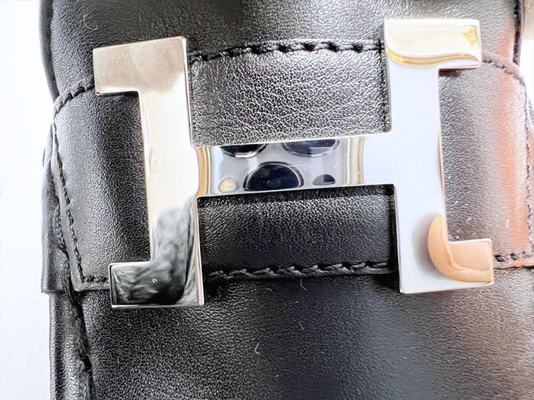 未使用保管 美品 エルメス コンスタンス レザー ローファー 36 23ｃｍ