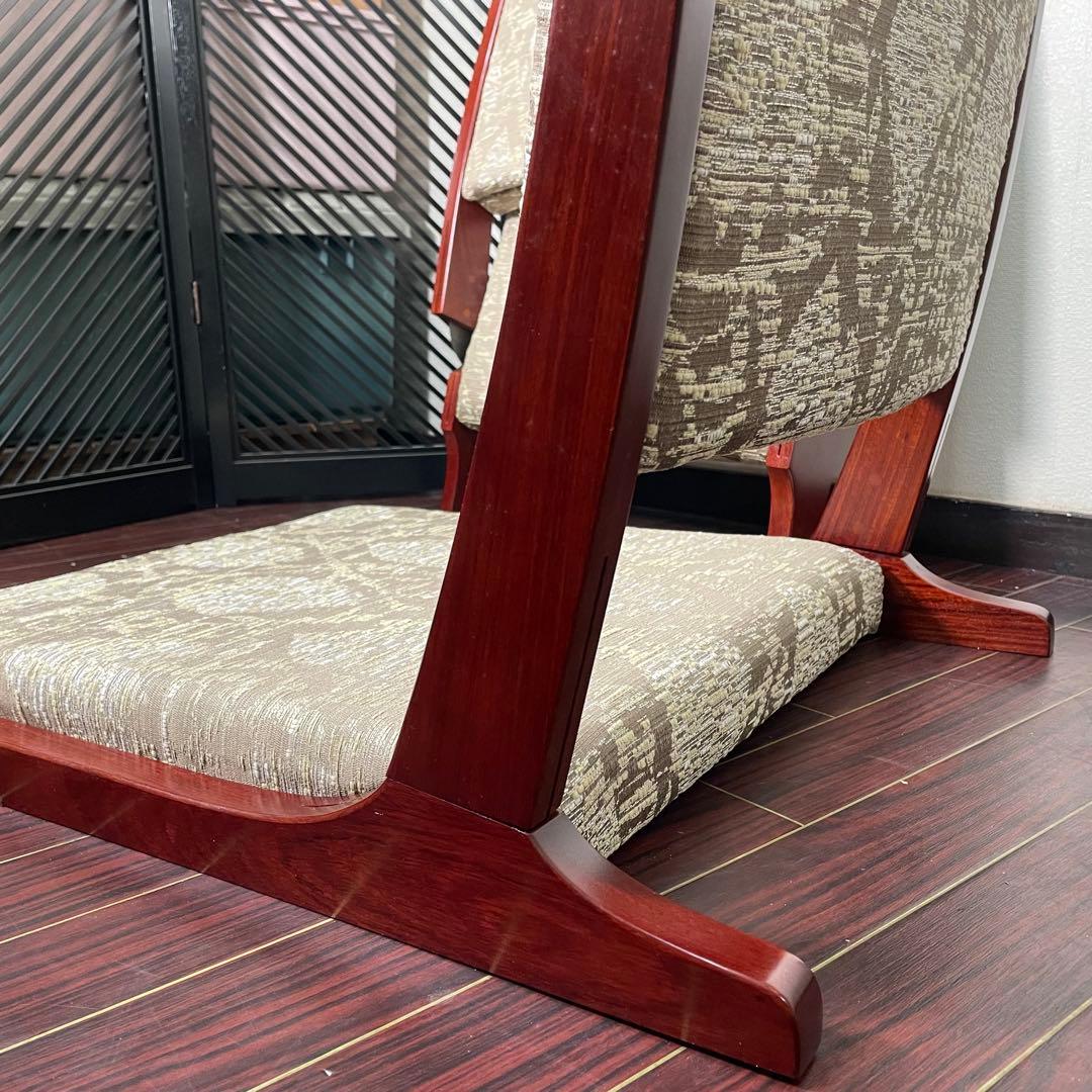 みぃ様 デッドストック 未使用 カリモク 折り畳み 座椅子 2脚セット 和モダン