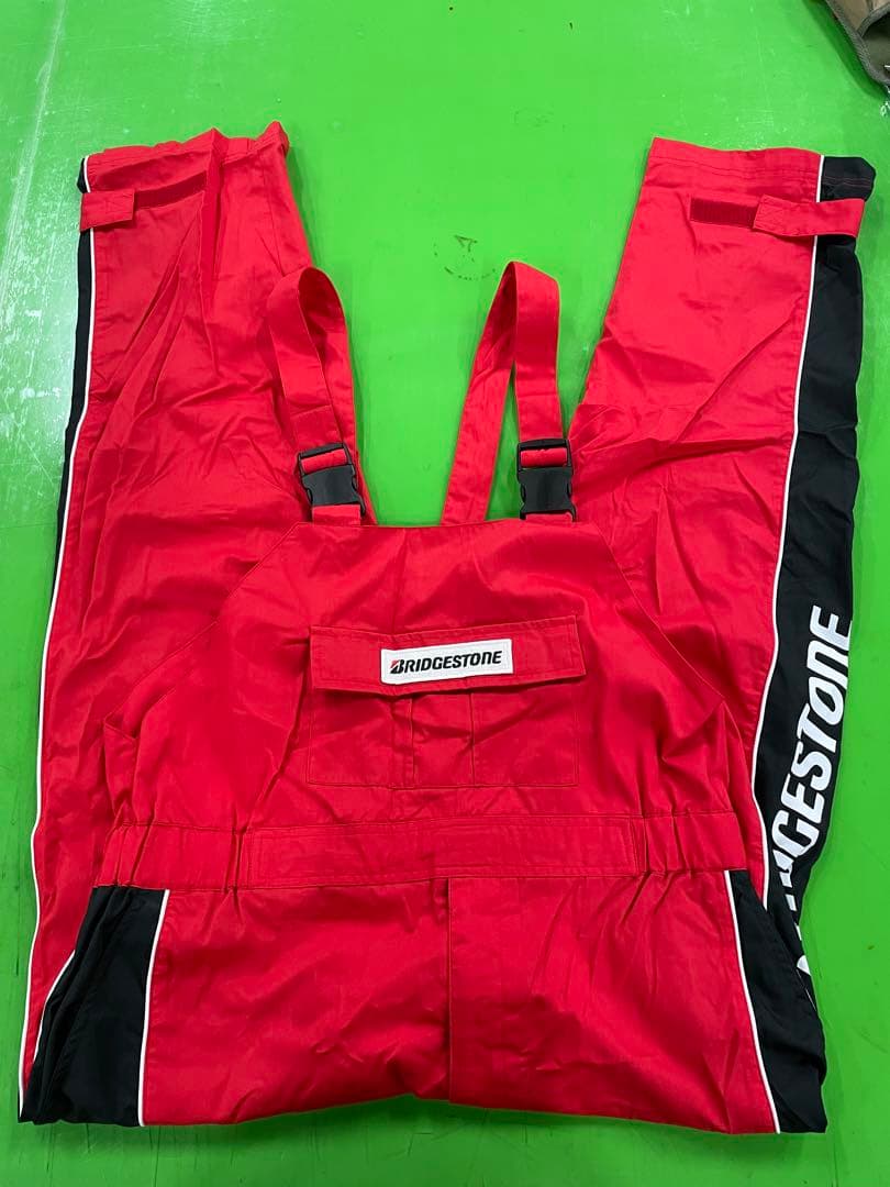 美品　ブリヂストン つなぎ　サロペット　作業着