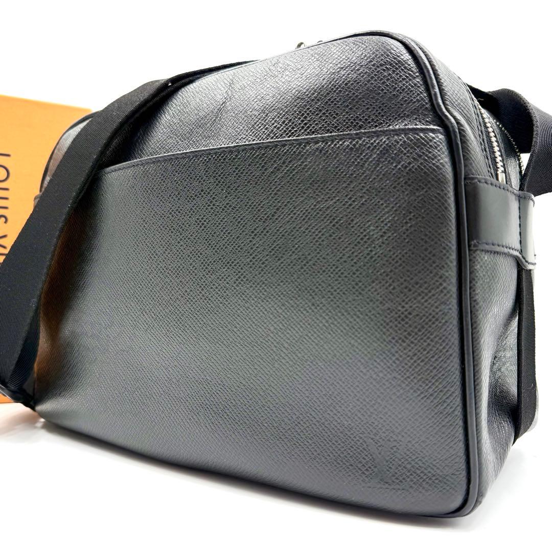 鑑定済 ルイヴィトン タイガ リポーター ショルダー バッグ アルドワーズ