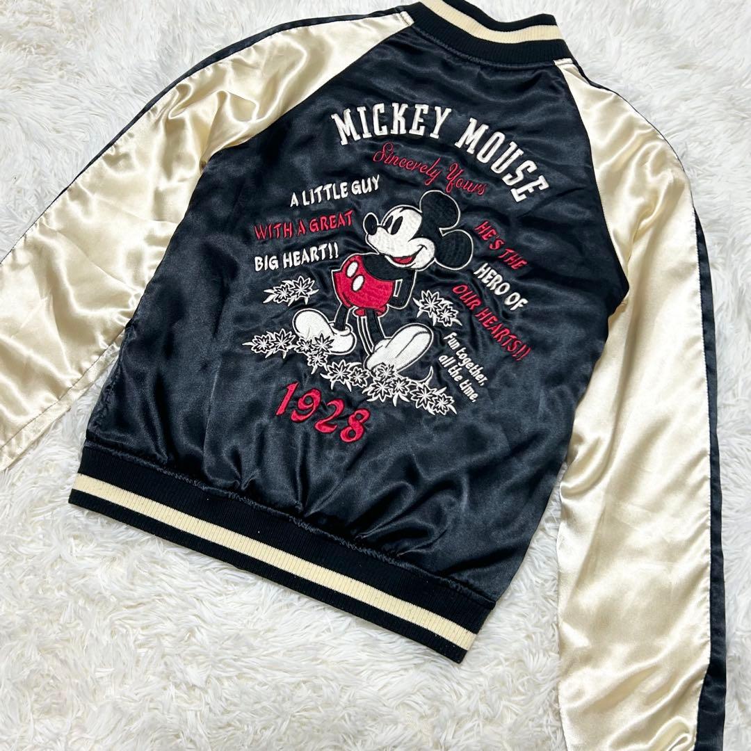 Disney　ディズニー　リバーシブルスカジャン　黒