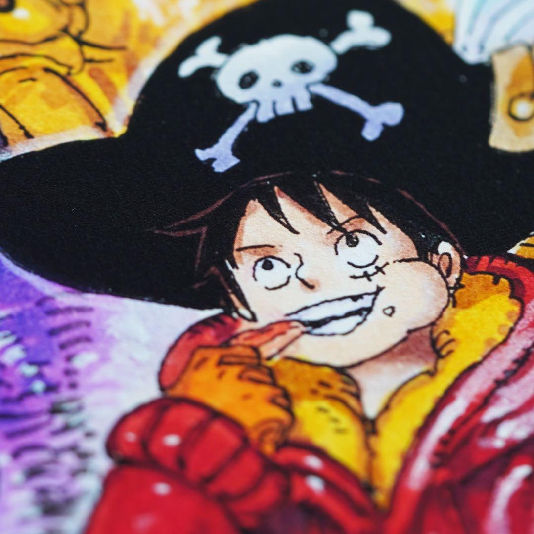 【未開封】ONE PIECE マンガアート(NFT) 雪と狼