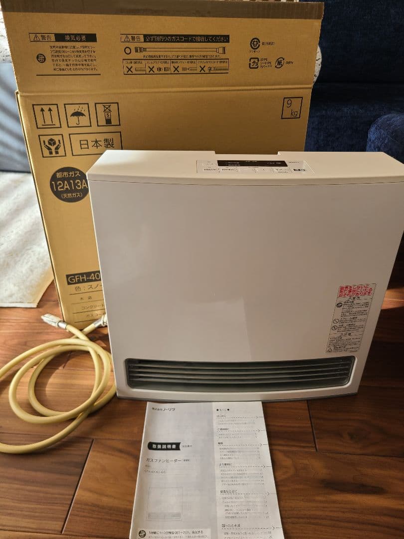 NORITZ　都市ガス用　 GFH-4006S-W5　ガスファンヒーター