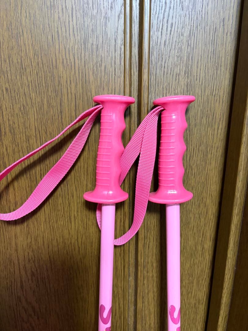 スキー板、ストック120センチセット