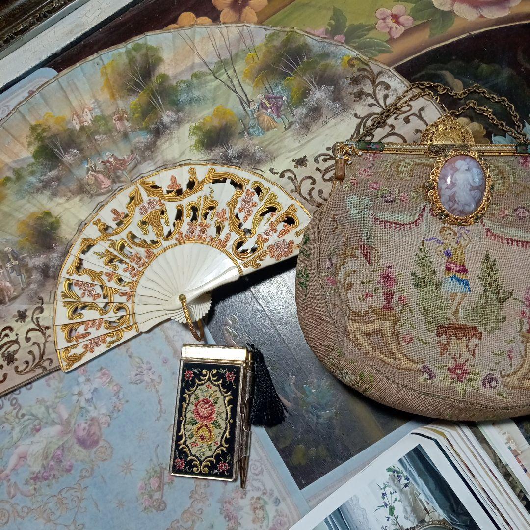 フランスアンティークプチポアンバッグプチポアン手帳付