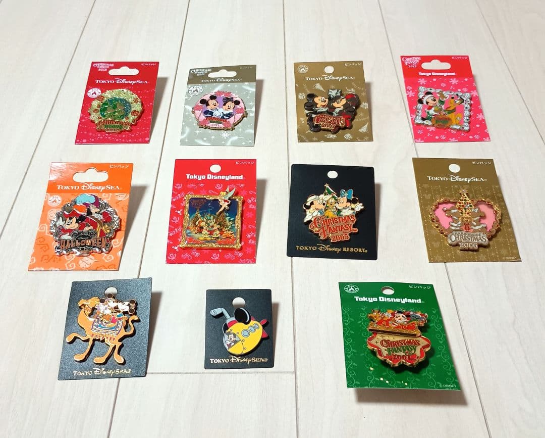 ディズニー　ピンバッジ　11個セット