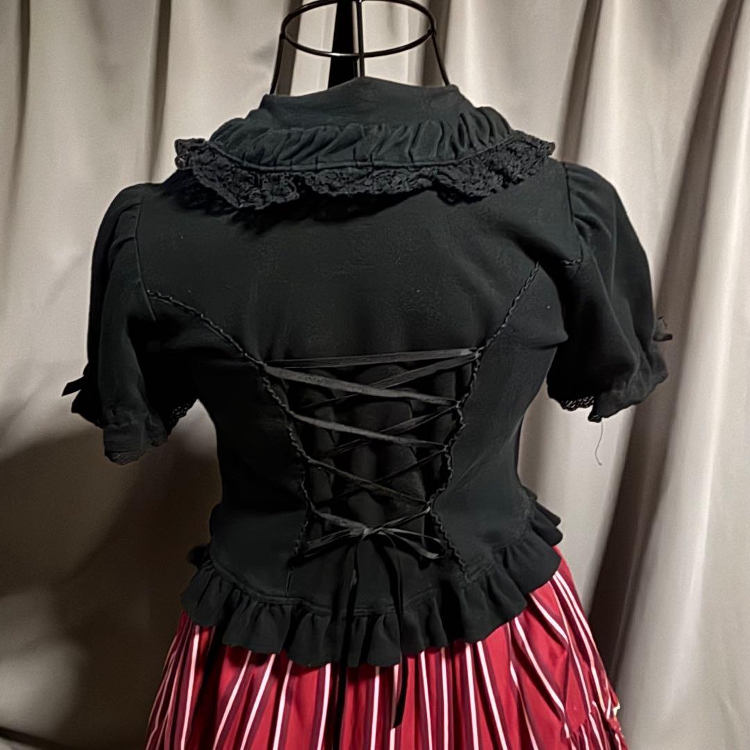 Angelic Pretty 旧タグ カットソー生地ハートブラウス ボレロ 半袖