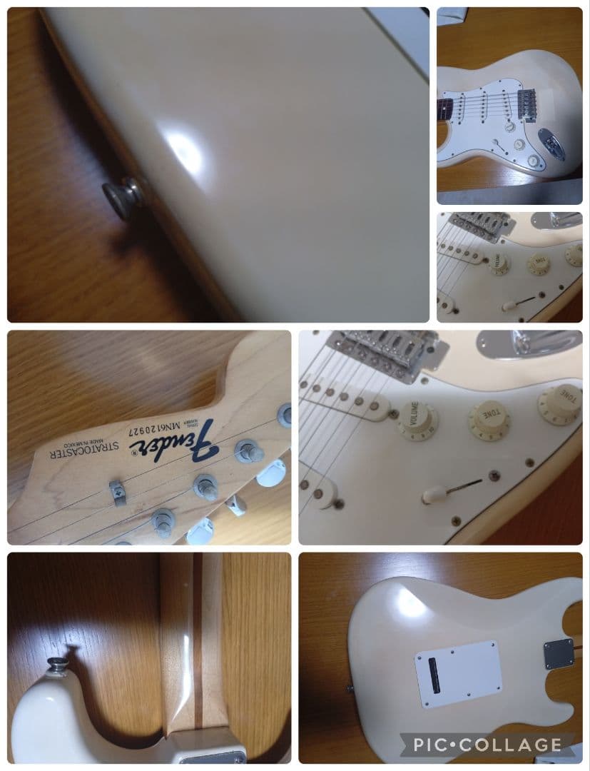 フェンダー メキシコ　ストラトキャスター レフティ　エレキギター