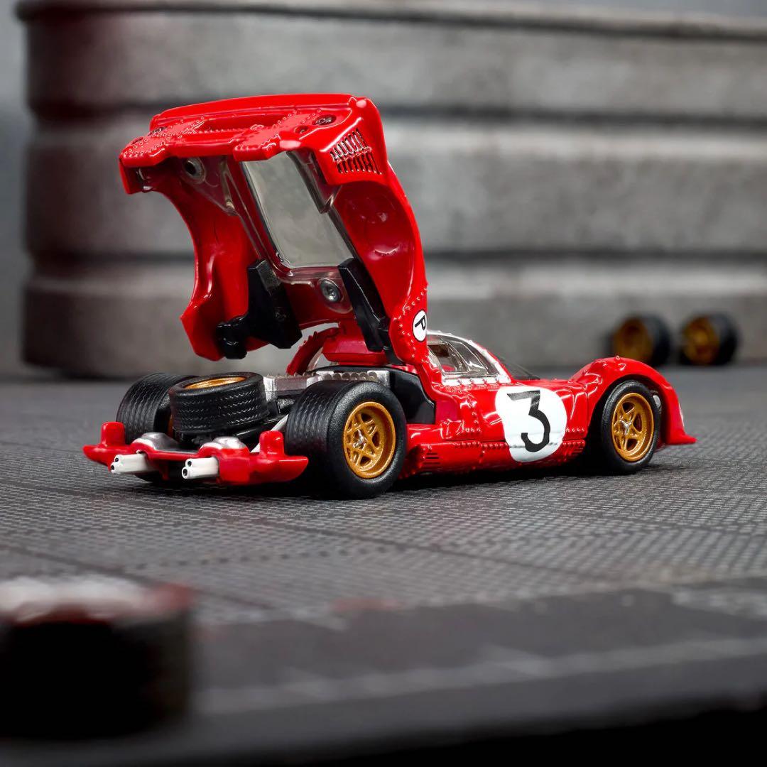 ミニカー Hot Wheels ELITE 64 1967 Ferrari 330 P4