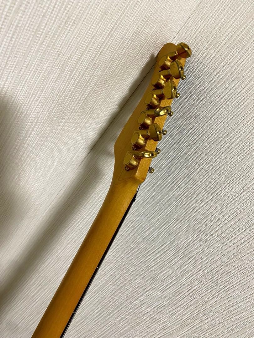 Fernandes フェルナンデス 黒xゴールドパーツ 美品 24フレット