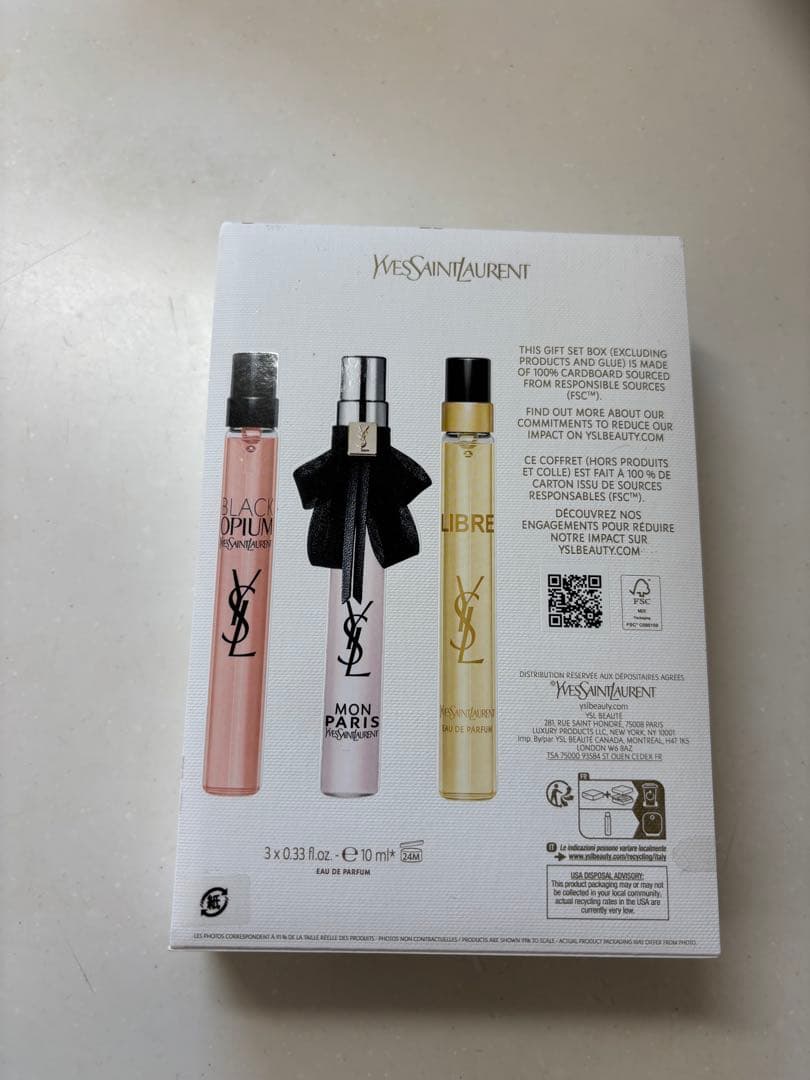イヴ・サンローランYSLミニフレグランスセット