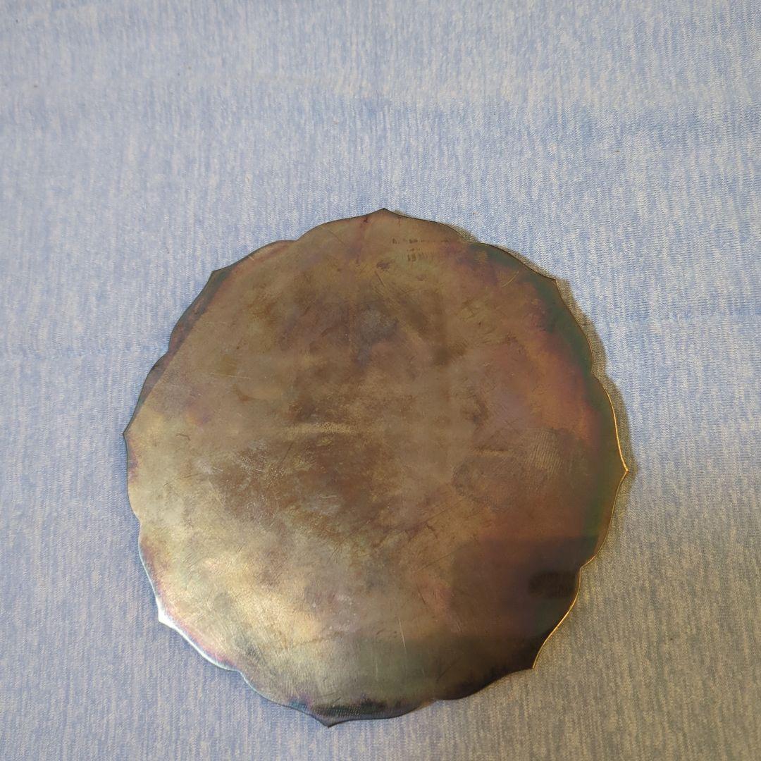 昭和天皇陛下　御即位五十年記念品　金銀プレート2枚セット