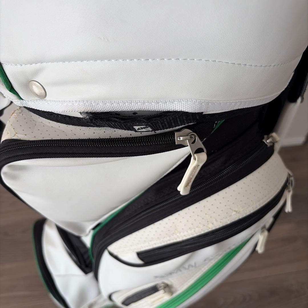 【】 elite grips ゴルフバッグ・キャディバッグ　ホワイト