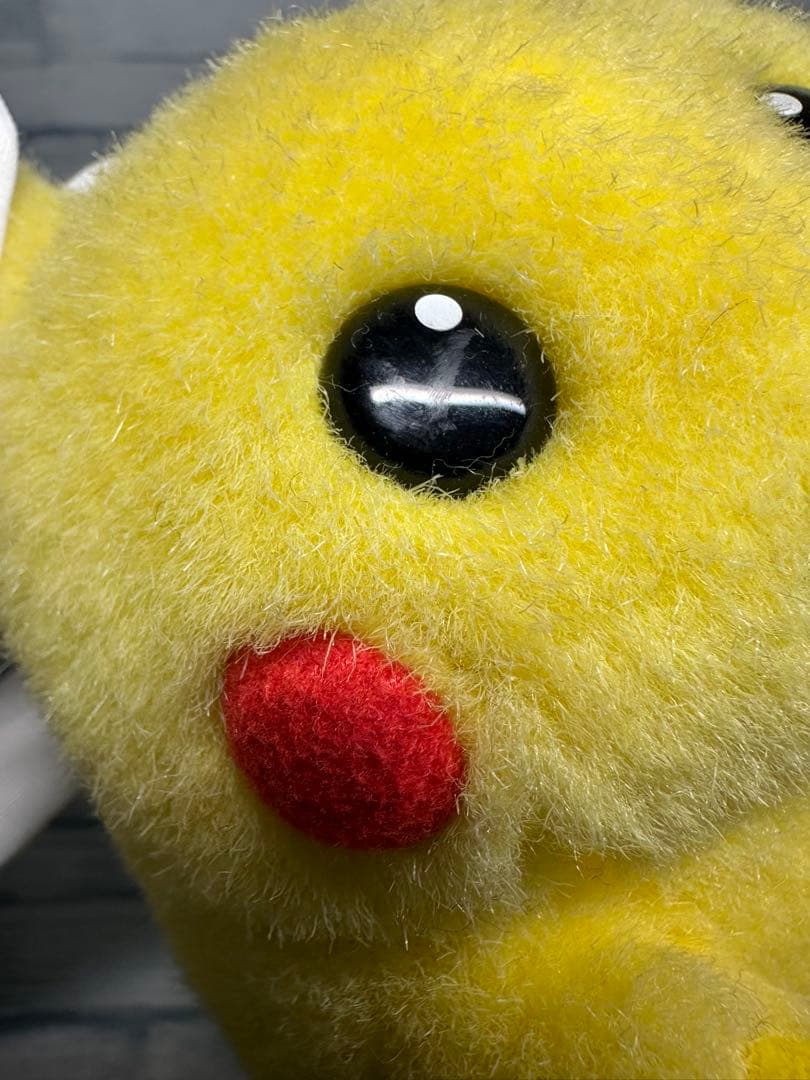 ポケモン TOMY 初期 ピカチュウ ぬいぐるみ 初代 当時物 笛入り