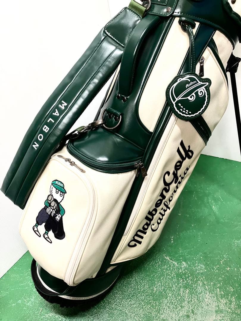 Malbon Golf マルボンゴルフ キャディバッグ スタンド型 フード2種付