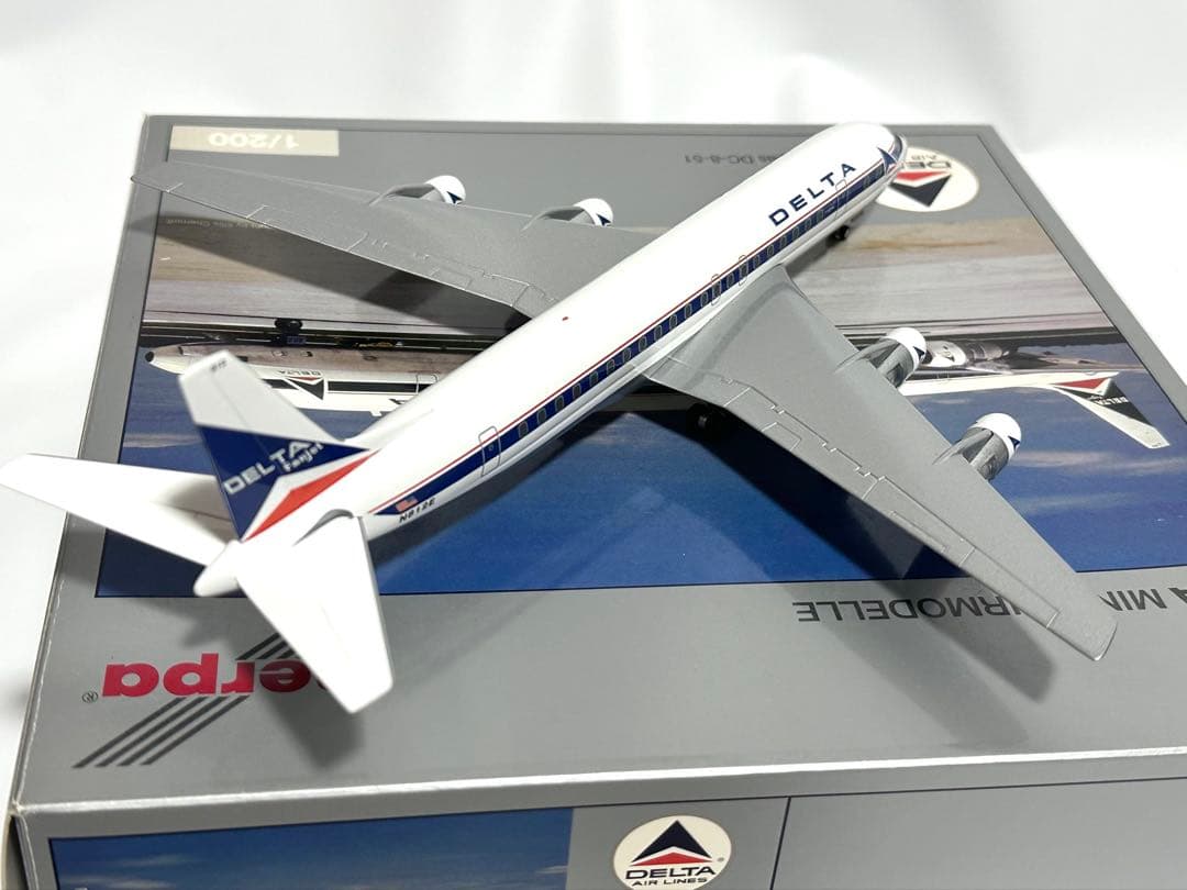 Herpa 1/200 ダグラス DC-8-51 デルタ航空 ダイキャストモデル