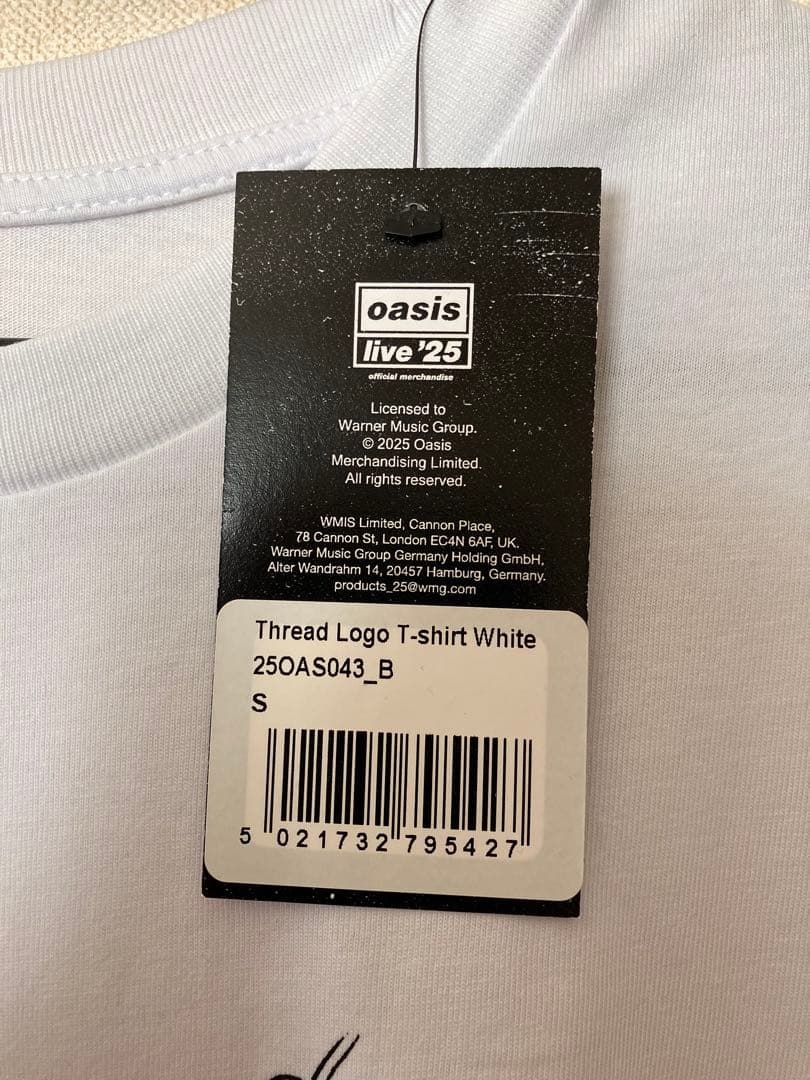 oasis live '25 Tシャツ S ホワイト