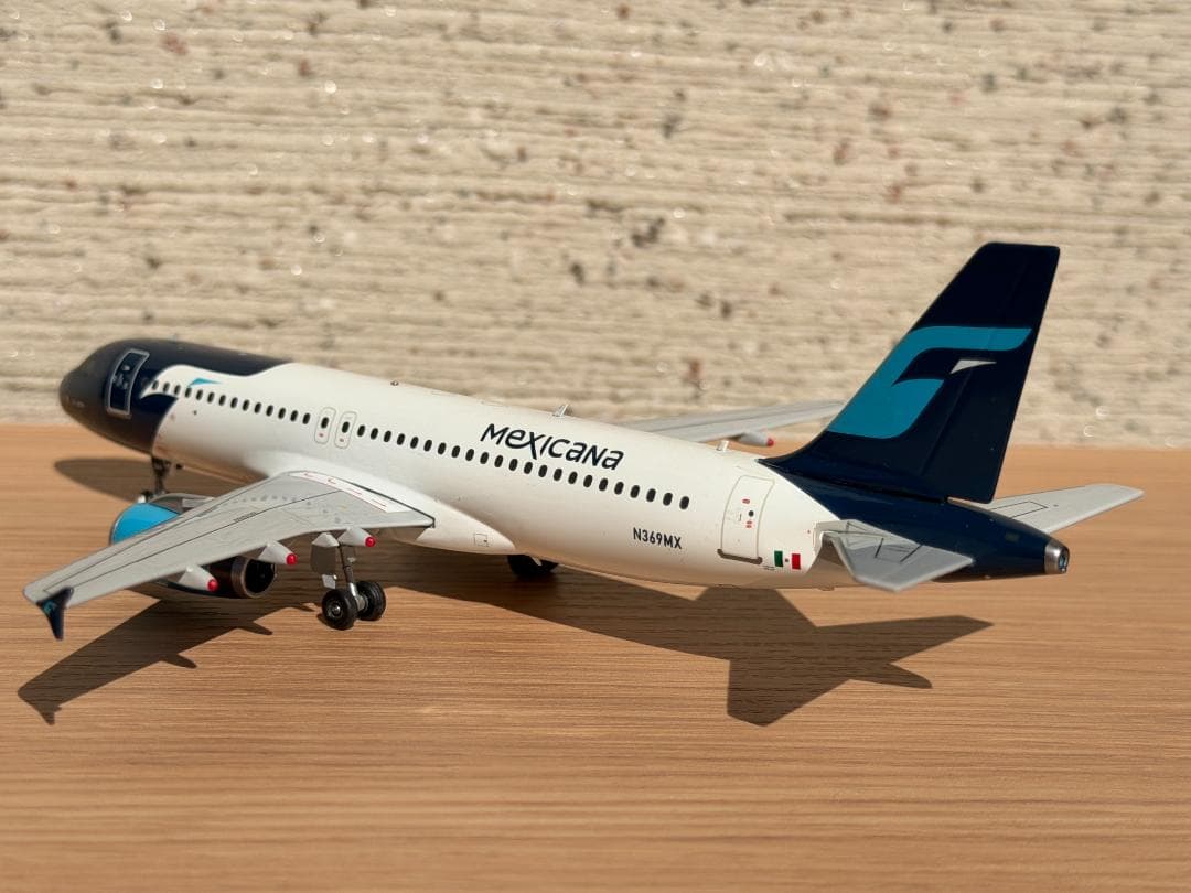 【絶版】G2MXA078 A320 メキシカーナ航空 N369MX 1/200