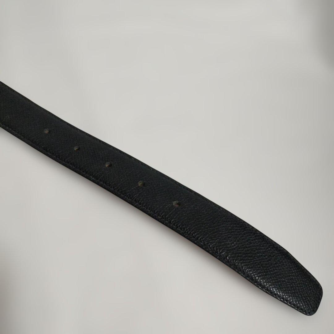 HIGH-CLASS レザー ベルトセット ホワイト ブラック 袋付