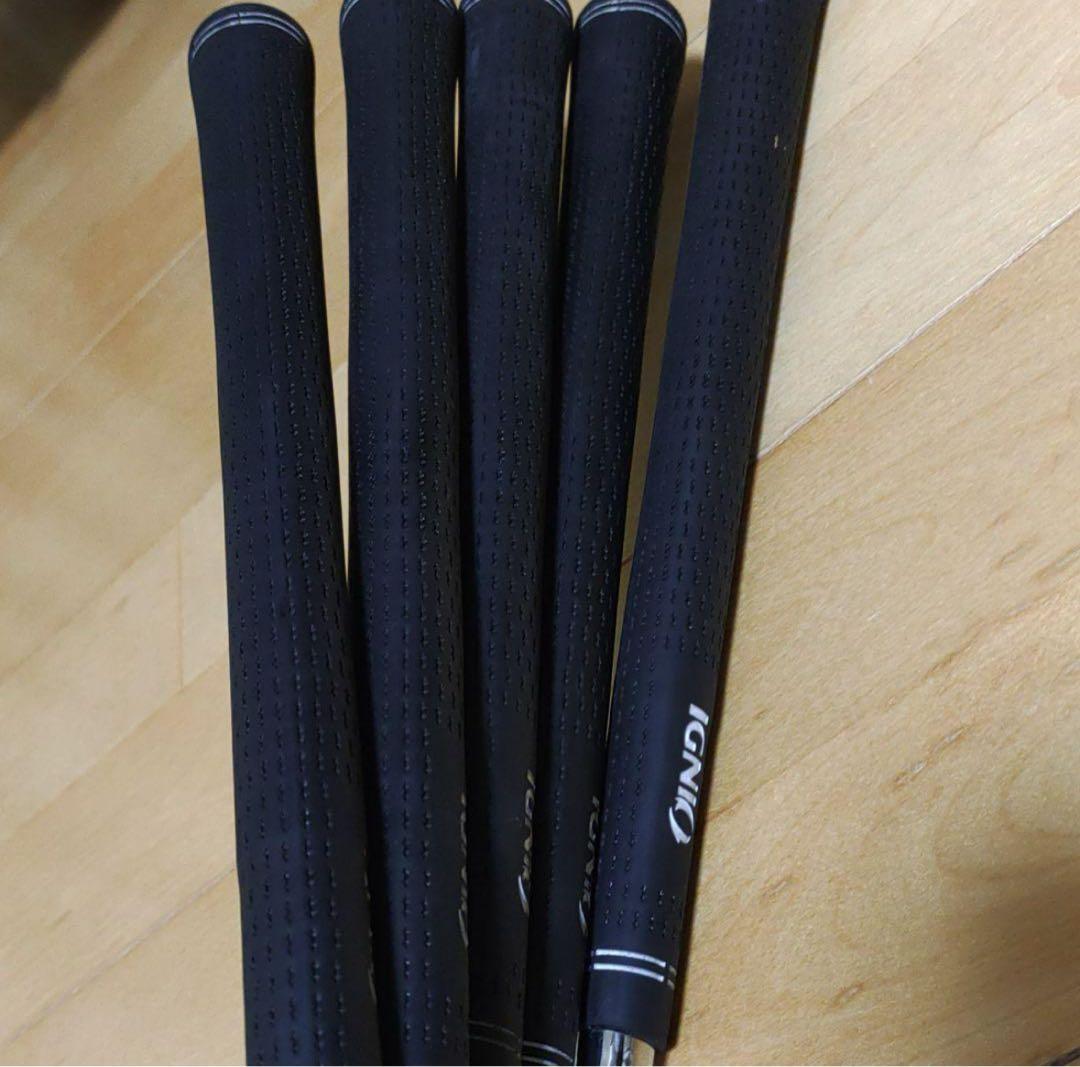 ゴルフクラブ5本セット+スタンド式ゴルフバッグ