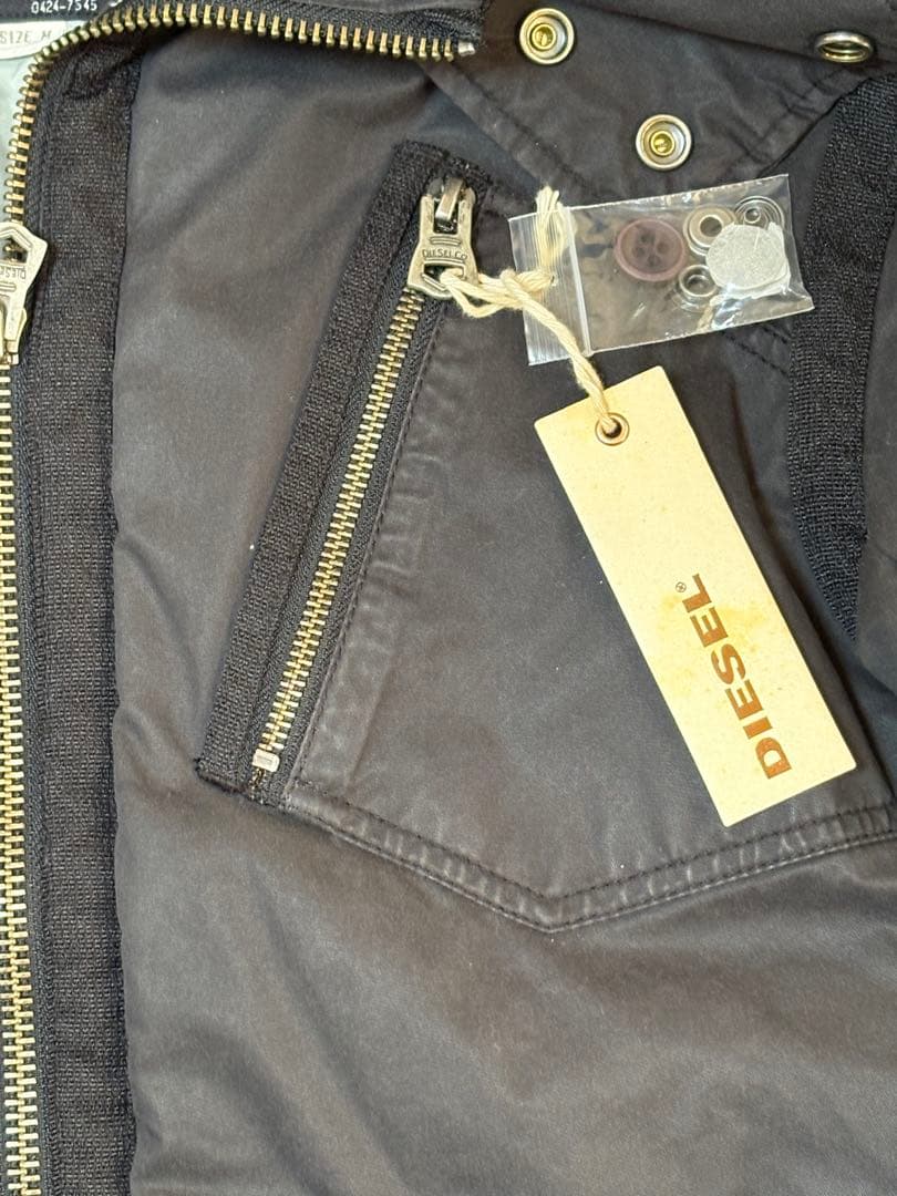 00s archive diesel ファー付き　ダウンジャケット　y2k 短丈