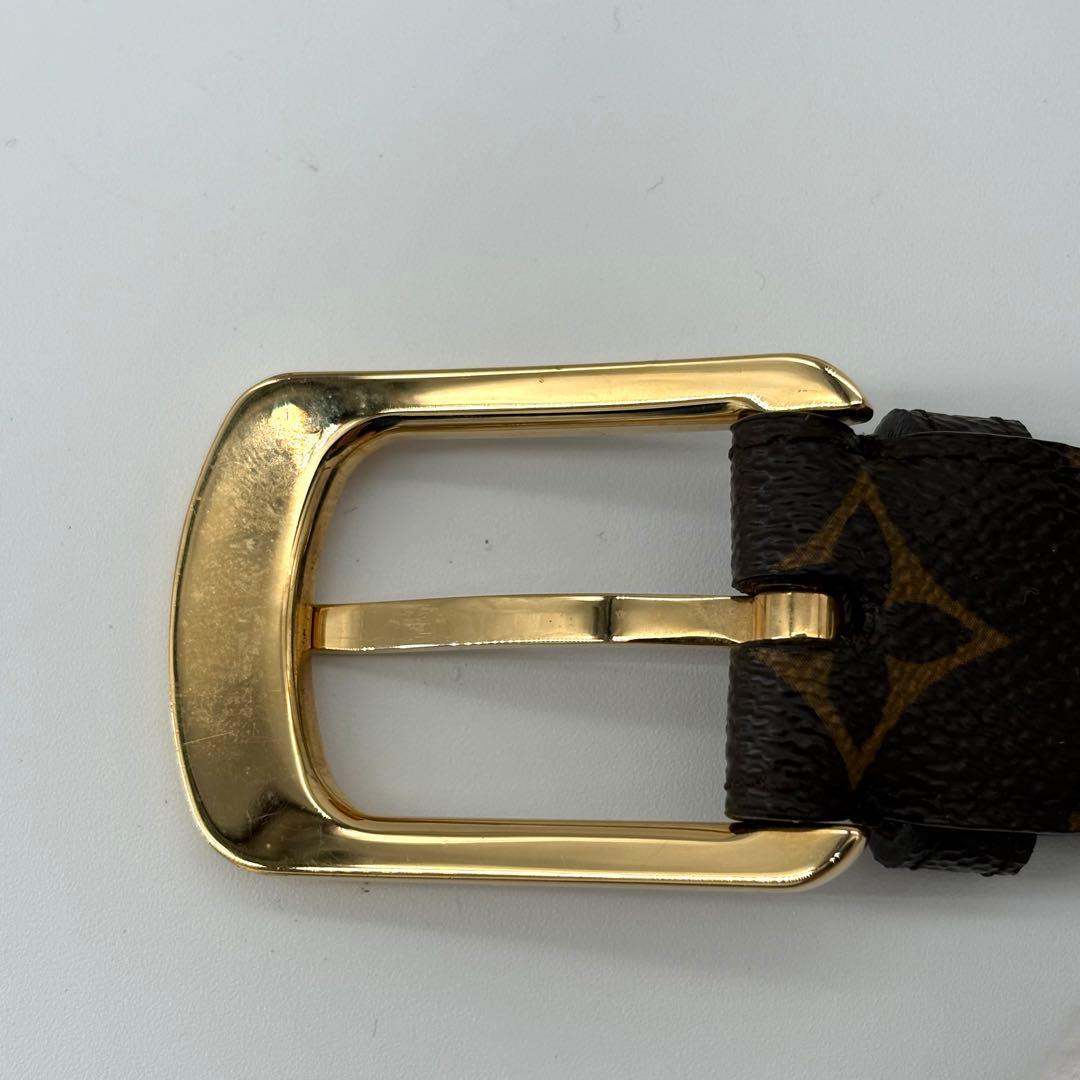 美品 ルイヴィトン ベルト モノグラム サンチュール 3cm×97cm ロゴ