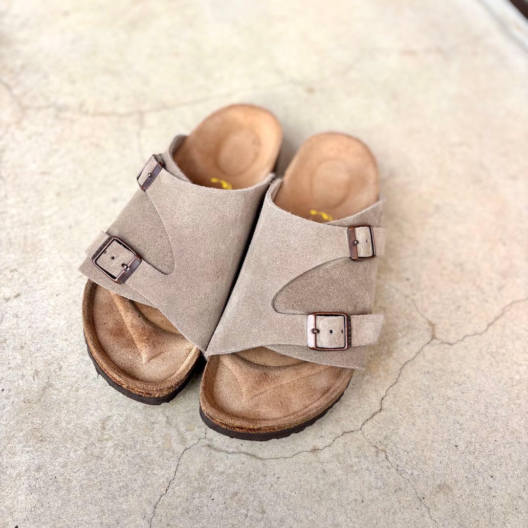 【ゆー】ビルケンシュトック　チューリッヒ　38 トープ　美品