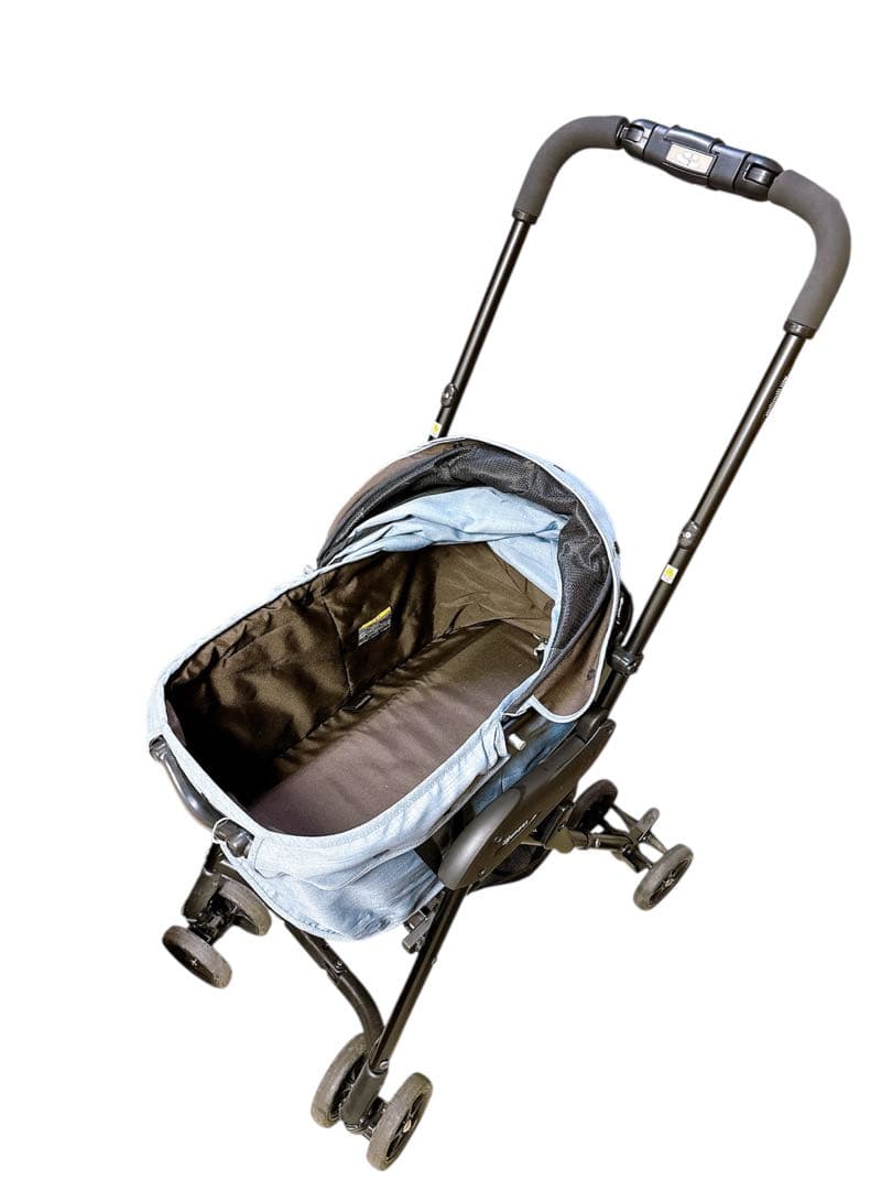 【極美品】Compet コムペット ミリミリライト ペットカート レイクブルー