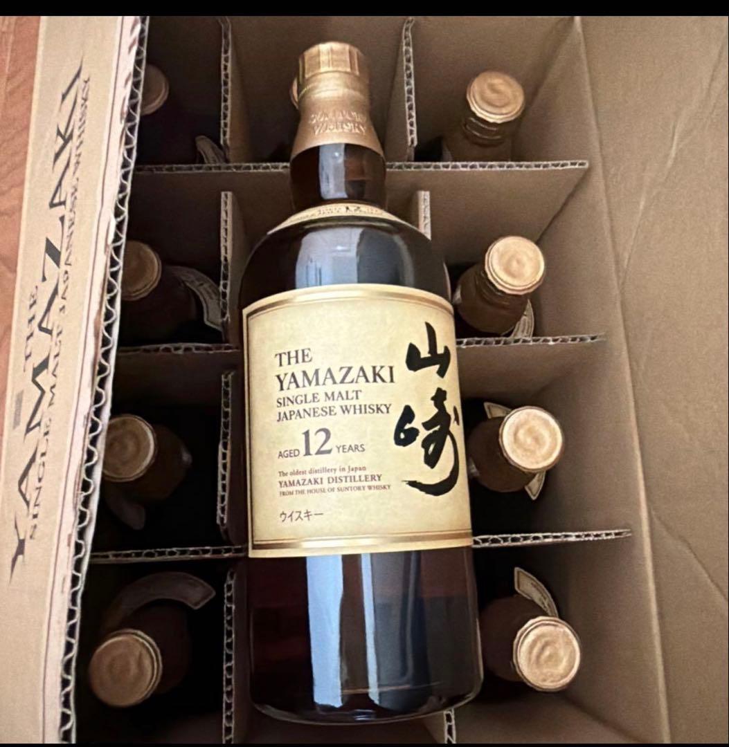 山崎 12年 シングルモルトウイスキー 750ml 11本