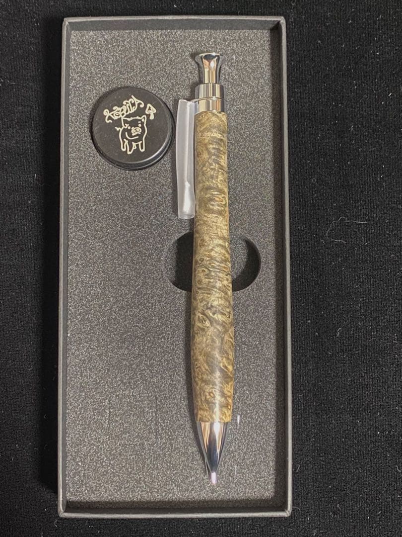 こぶた工房シャープペンシル 極上花梨瘤 青瘤グロテスク0.5mm