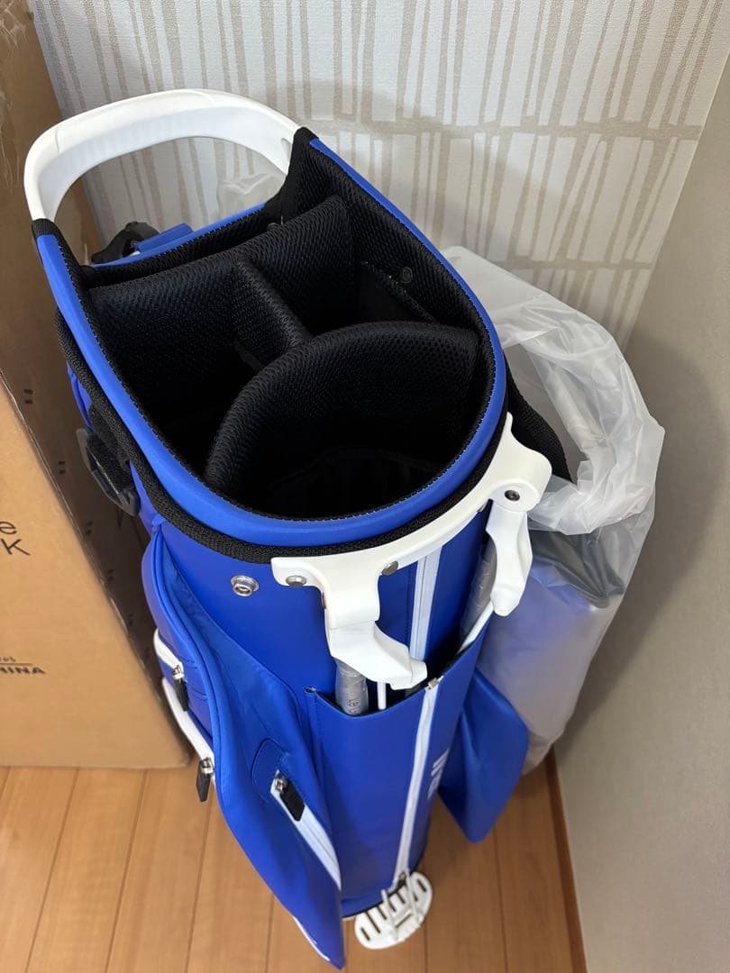 パトリック PATRICK ブルー スタンドキャディバッグ 2024 新品未使用