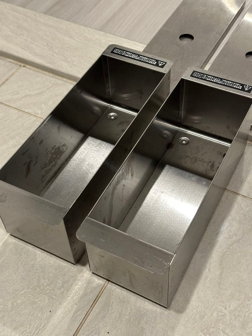 ステンボックスハーフユニット/スノーピーク/ peak/2個セット