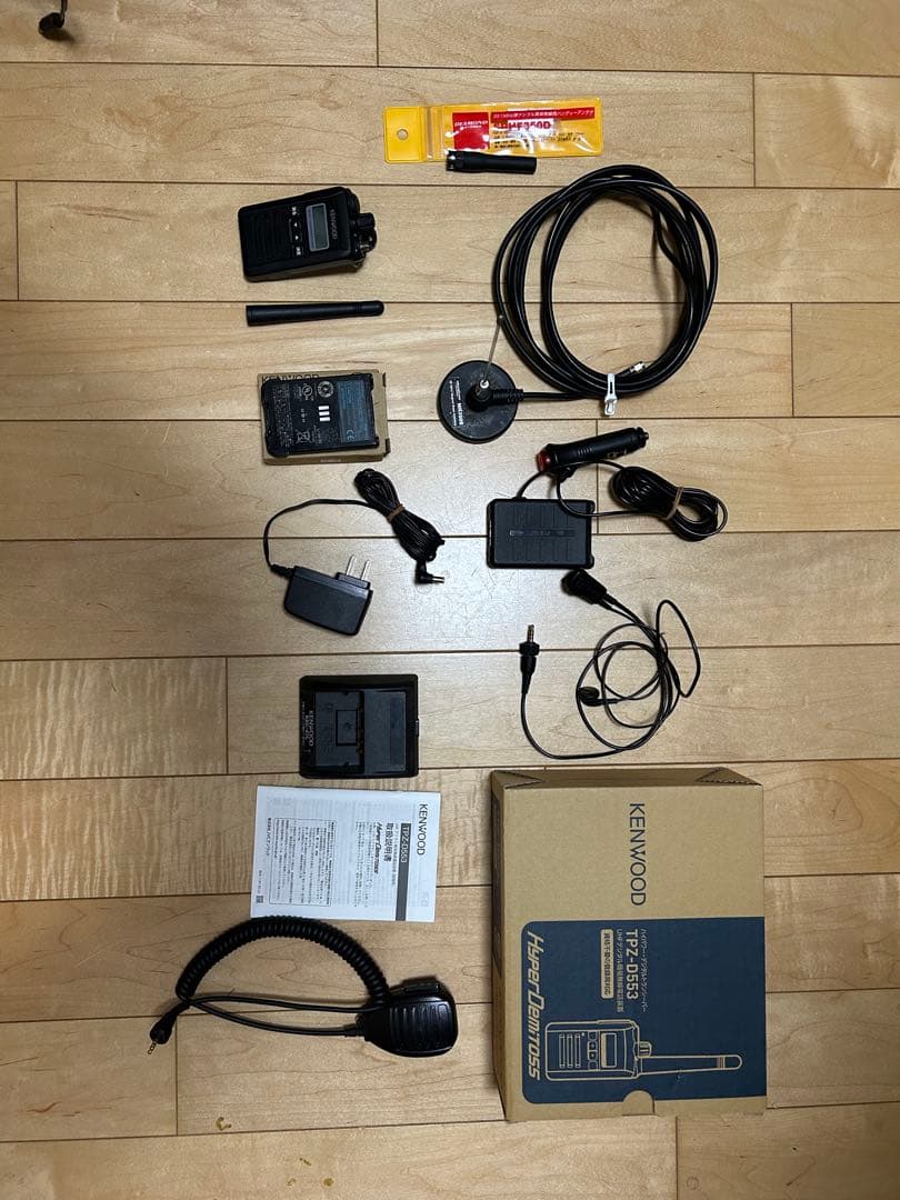 1978　KENWOOD TPZ-D553 デジタル簡易無線　おまけ多数