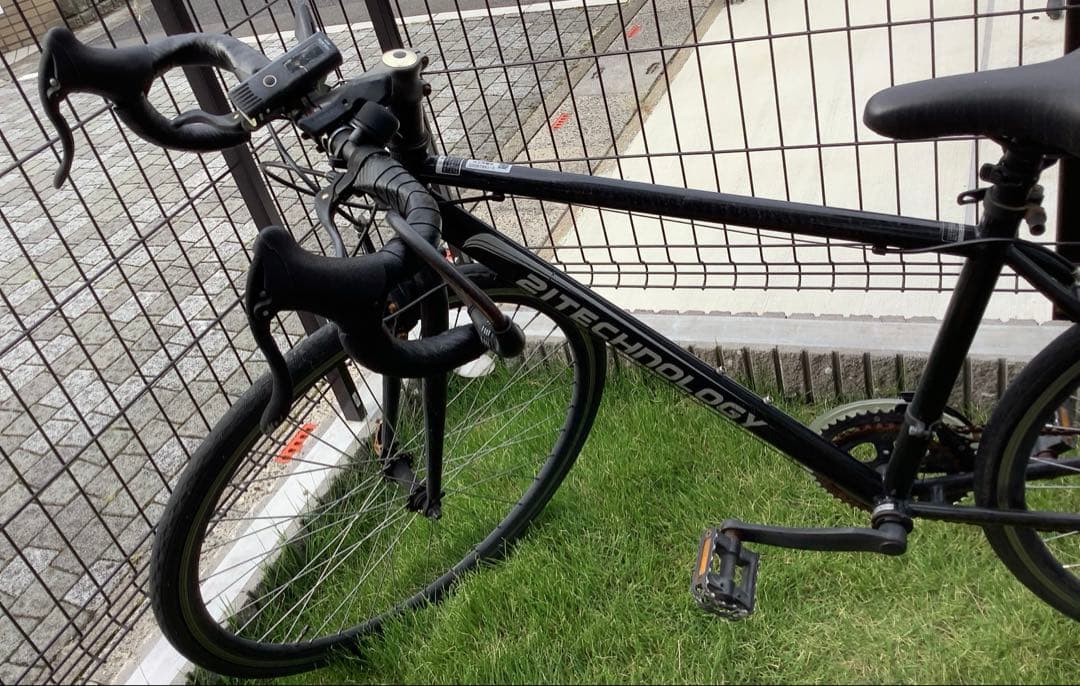 21technology Road bike ブラック