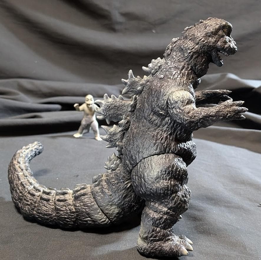 ゴジラ「ゴジラの息子」（Ｙ・ＭＳF）ソフビフィギュア＋ミニラ