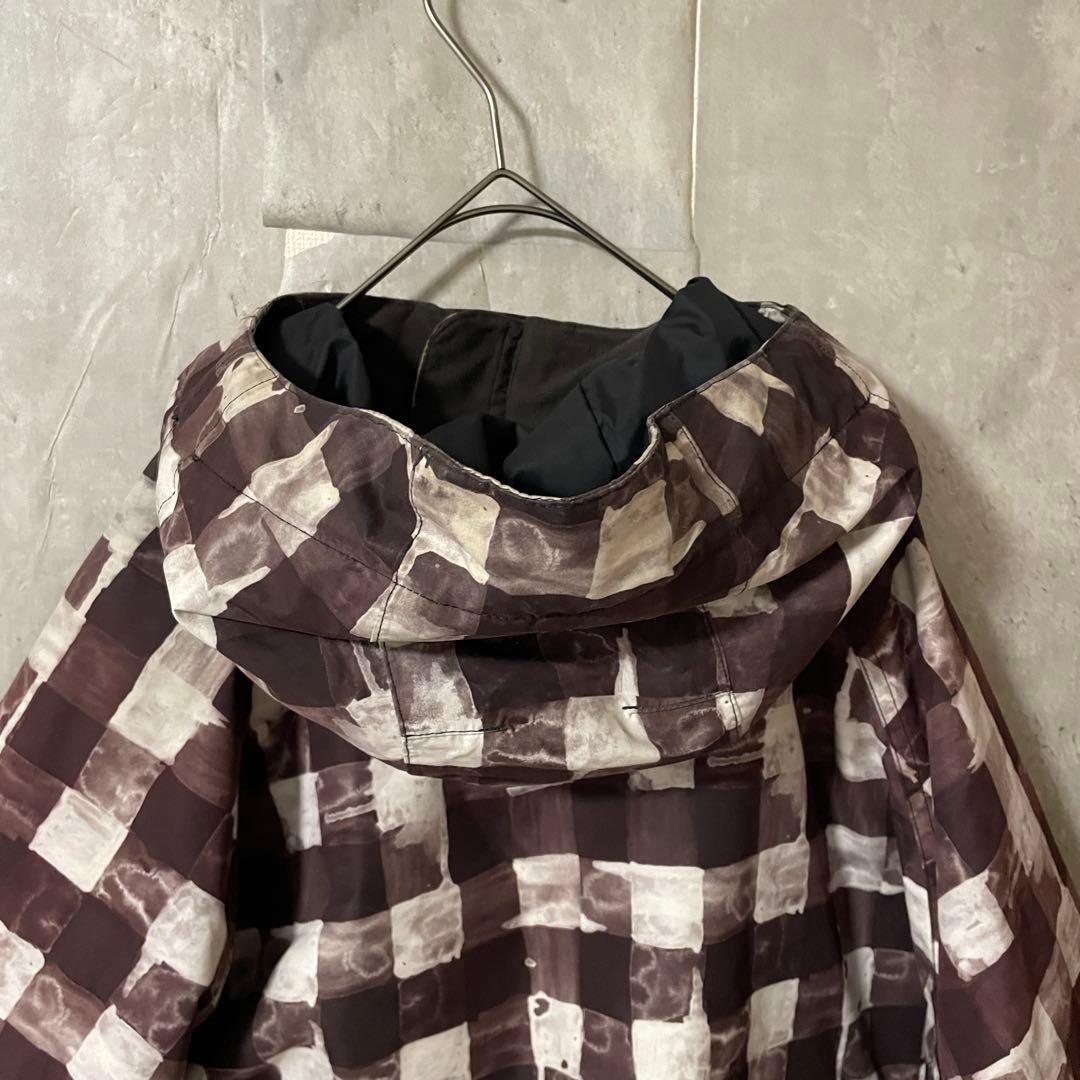 Burtonバートンスキーウェアスノーボードジャケットパーカーフード付チェック柄