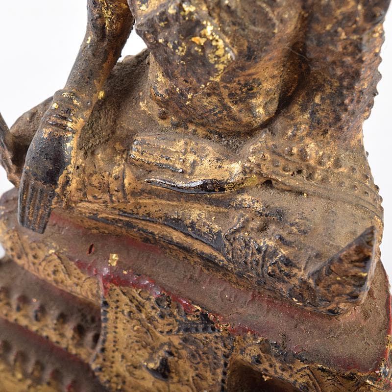 仏教美術　古銅鍍金　チベット仏　仏像　置物　V　R7705