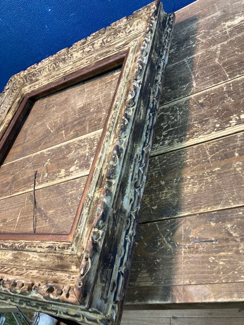 A 額縁　アンティーク調　ヨーロピアン風　ヴィンテージ　レトロ　壁掛けインテリア